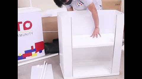 How to assemble Portable/ Promotional Booth