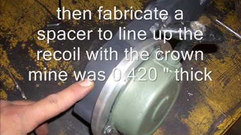 atc 70 125 cc recoil starter install