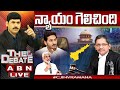 LIVE:న్యాయం గెలిచింది || CJI Bobde Recommends Justice NV Ramana as his Successor ||The Debate ||ABN