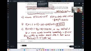 Unit 4 Probability Part AP FRQ Practice