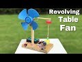 How to Make a Mini Revolving Table Fan at Home - Easy to Build -
Amazing idea