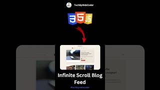 Day 19: How To Build a Infinite Scroll Blog Feed Using HTML, CSS &amp; JavaScript (For Beginner)