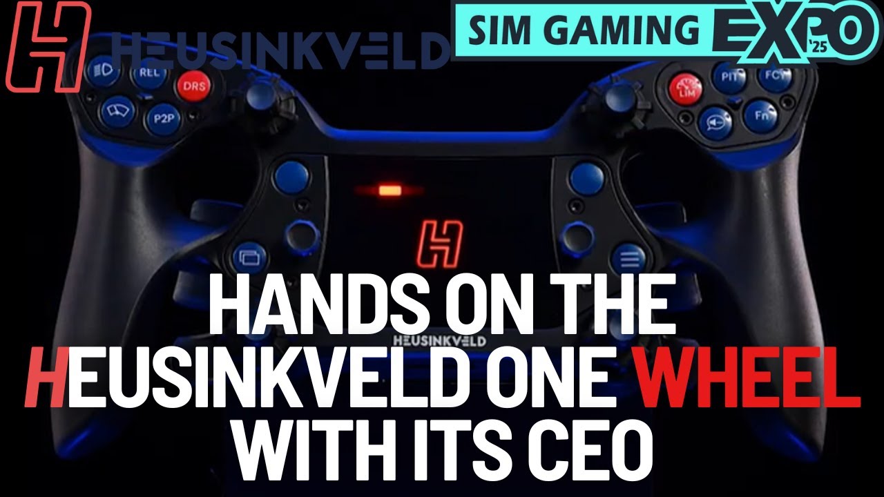 Hands on the Heusinkveld One Wheel with its CEO at the Sim Gaming Expo 2025