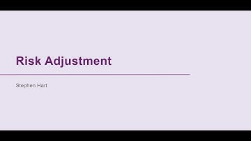 Risk Adjustment- Introduction to case-mix adjustment methodology