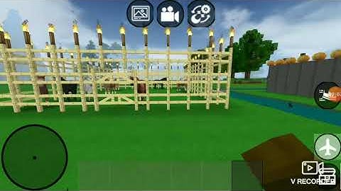 Mini block craft || explore my graveyard, plot,stable and boat house ||