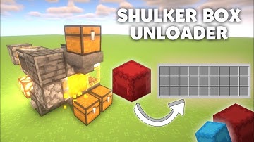 Minecraft Shulker Box Unloader 1.21 - Easy & Compact Build Tutorial!