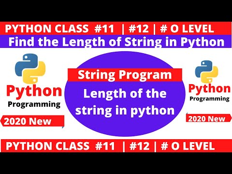 python program : length of the string in python | python program to find the length of the string