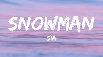 Sia - Snowman (Lyrics)  | 1 Hour Pop Music Lyrics 2023