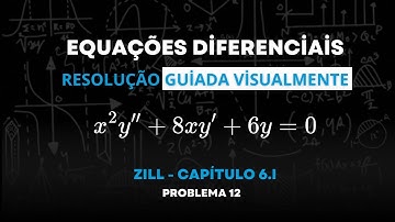 EDO :: Equações Diferenciais :: Cauchy-Euler x²y″ + 8xy