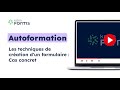 Autoformation  8  les techniques de cration dun formulaire  cas concret