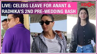 LIVE: Sachin Tendulkar, Kareena Kapoor Khan LEAVE for Anant Ambani-Radhika’s 2nd pre-wedding bash