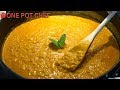 Creamy Red Lentil Curry (Vegan / Dairy Free / Gluten Free) | One Pot Chef