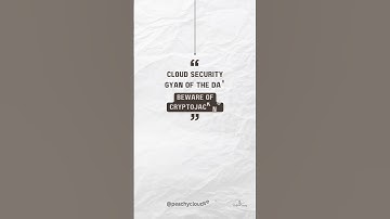 Cloud Security Gyan of the Day ! #cloudsecurity   #cybersecurity #awscloudsecurity #awssecurity