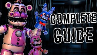 How FNAF Sister Location Works: Complete Guide/AI Breakdown (10/20 MODE COMPLETE)