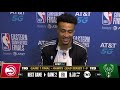 John Collins On Huge Game 1 Win In Milwaukee! 🗣| Postgame Press Conference