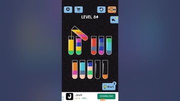 water color sort level 84