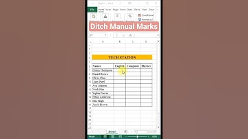 Use RANDBETWEEN to Instantly Generate Sample Marks in Excel