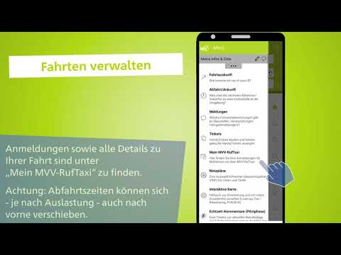 Das MVV-RufTaxi in Freising | Einfache Fahrtanmeldung in der MVV-App
