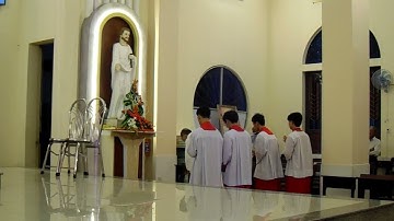 Gx. Tân Lý: Lễ Thánh Giuse 2021, BM Giáo xứ_Rước Chủ Tế & Nhập Lễ.