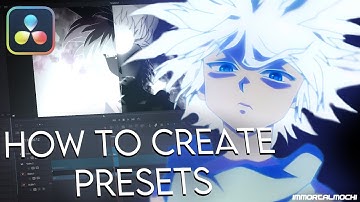 How To Create Presets In Davinci Resolve 18.5 (Free Presets)