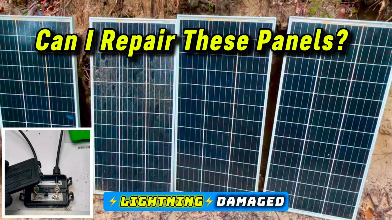 Solar Panel Repair | My Attempt At Repairing Nonfunctional Solar Panels ...