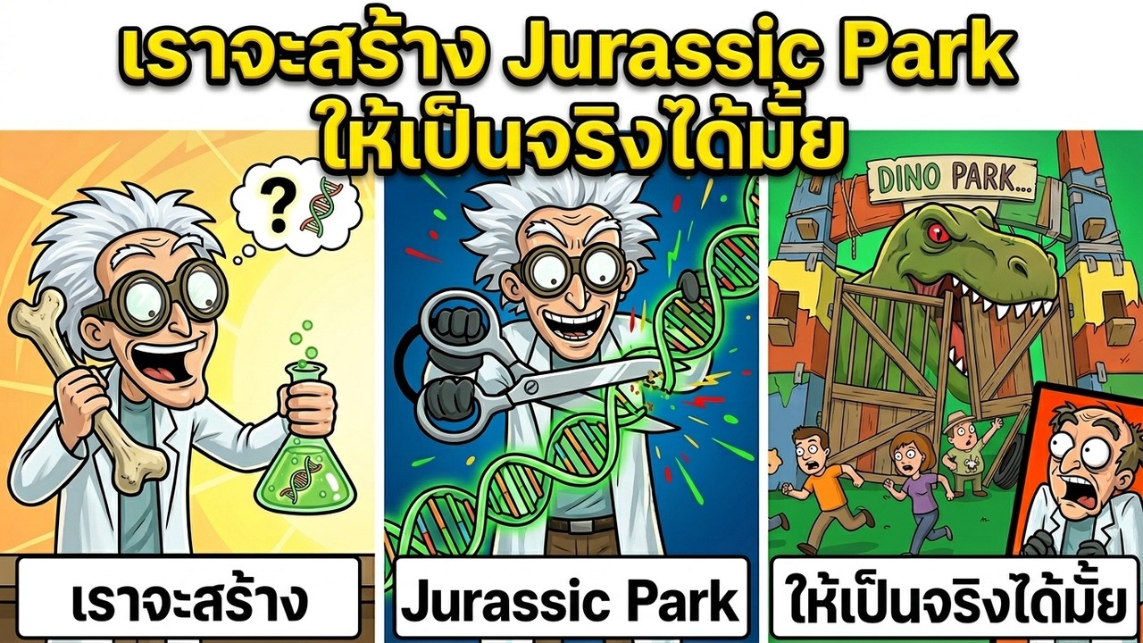 ไดโนเสาร์ถูกชุบชีวิตได้จริงไหม...3 วิธีที่นักวิทยาศาสตร์ลองใช้