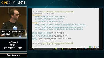 CppCon 2016: Diego Rodriguez-Losada “Conan, a C and C++ package manager for developers"