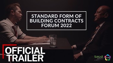Official Trailer - Standard Form of Building Contracts 2022