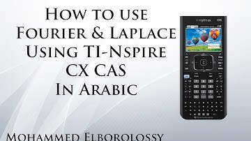 Fourier coefficients and Laplace using Nspire cx cas