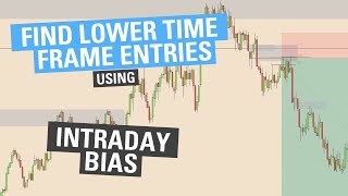 Find Lower Time Frame Entries Using Bias - ICT Concepts