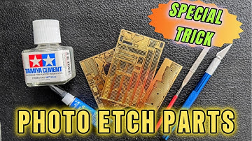 How to  STICK / ATTACH Photo Etch (PE) parts? - TUTORIAL