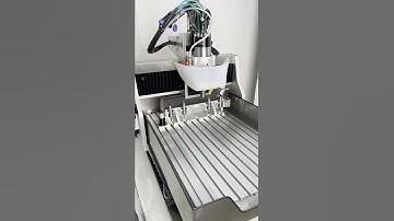 LY 6040-ATC Square Rail CNC Engraving Carving Machine Automatic Tool Change ATC ISO20 2.2KW Spindle