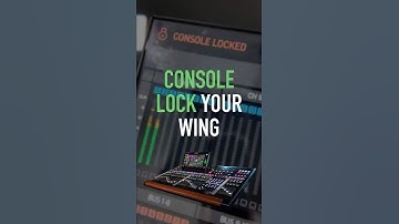 Behringer WING: How to Lock & Unlock the Console #wing #DrewBrashler #livesound