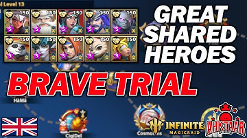 Brave Trial - SHARED HEROES ARE SO GREAT [Infinite Magicraid]