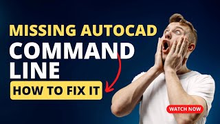 😥😱Fixing the missing command line in AutoCAD. #AutoCAD #engineeringdrawing #ribbon