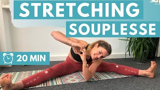 Routine stretching DÉBUTANT pour gagner en souplesse (20 min)