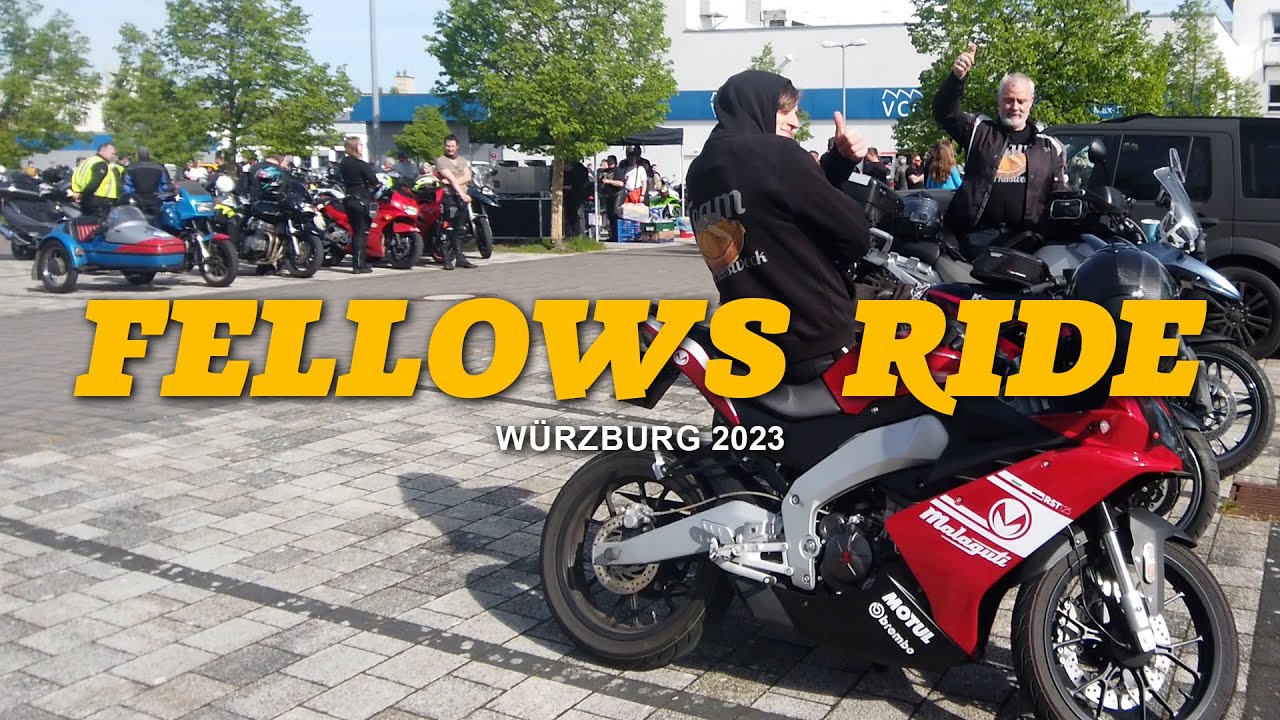 Fellows Ride Würzburg 2023 - Odenwald Motovlog