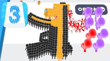 Crowd Number 3D - All Levels Gameplay Android, iOS