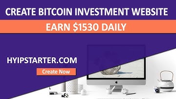 Create Professional Bitcoin Investment Website || Earn $1530 Daily