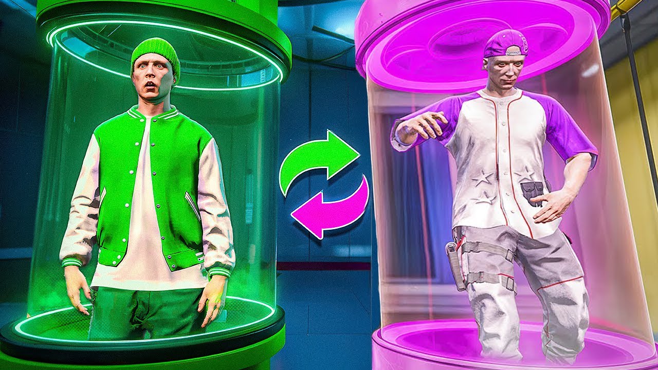 SCHIMB de CORPURI 24 de ORE cu YOTUBERII in GTA 5!