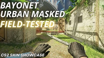Bayonet Urban Masked (Field-Tested) | CS2 Skin Showcase with NEW Animation