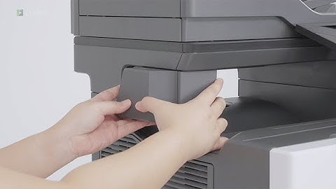 CX730/CX735—Installing the convenience stapler