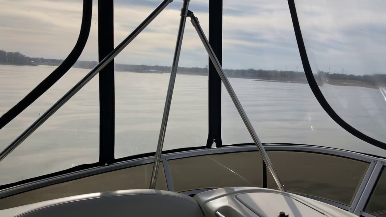 Boats of Dallas lake test Meridian 368 on 2/29/2019 video 5 YouTube