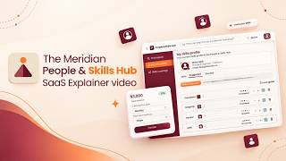 The Meridian People & Skills Hub | SaaS Explainer Video by MotionGility  Copy title