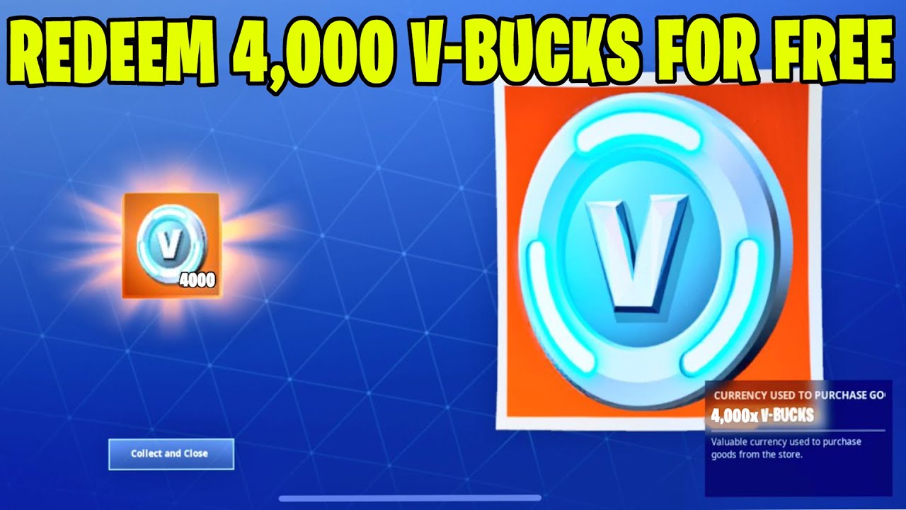 Fortnite free VBucks: how to earn free V-Bucks in Fortnite and redeem V-Buck  codes