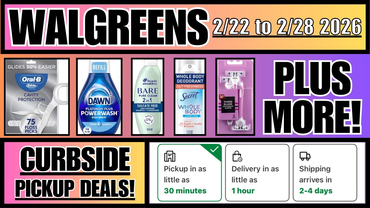 Walgreens Curbside Deals 2/22/26 to 2/28/26 - Lots of Super Cheap Online Deals!!!
