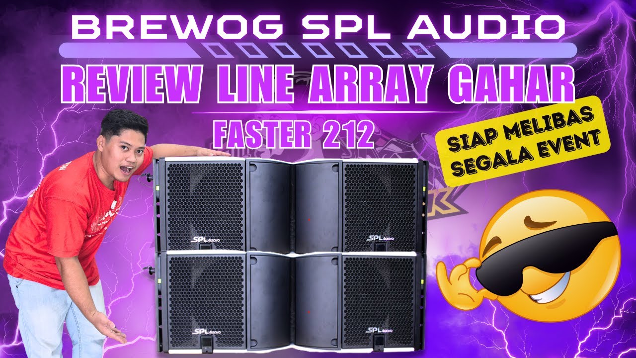 REVIEW AMUNISI UNTUK SEGALA EVENT !! LINE ARRAY FASTER 212 🔥SIAP LIBAS ...