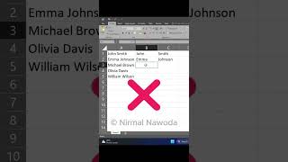 Excel Flash Fill Magic | Excel #exceltips