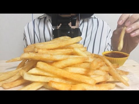 【ASMR】咀嚼音注意｜フライドポテトを食べる音｜French Fries Eating Sound