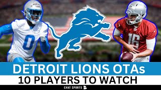 Detroit Lions OTAs: Top 10 Players To Watch Ft. Terrion Arnold, Jameson Williams, & Ennis Rakestraw